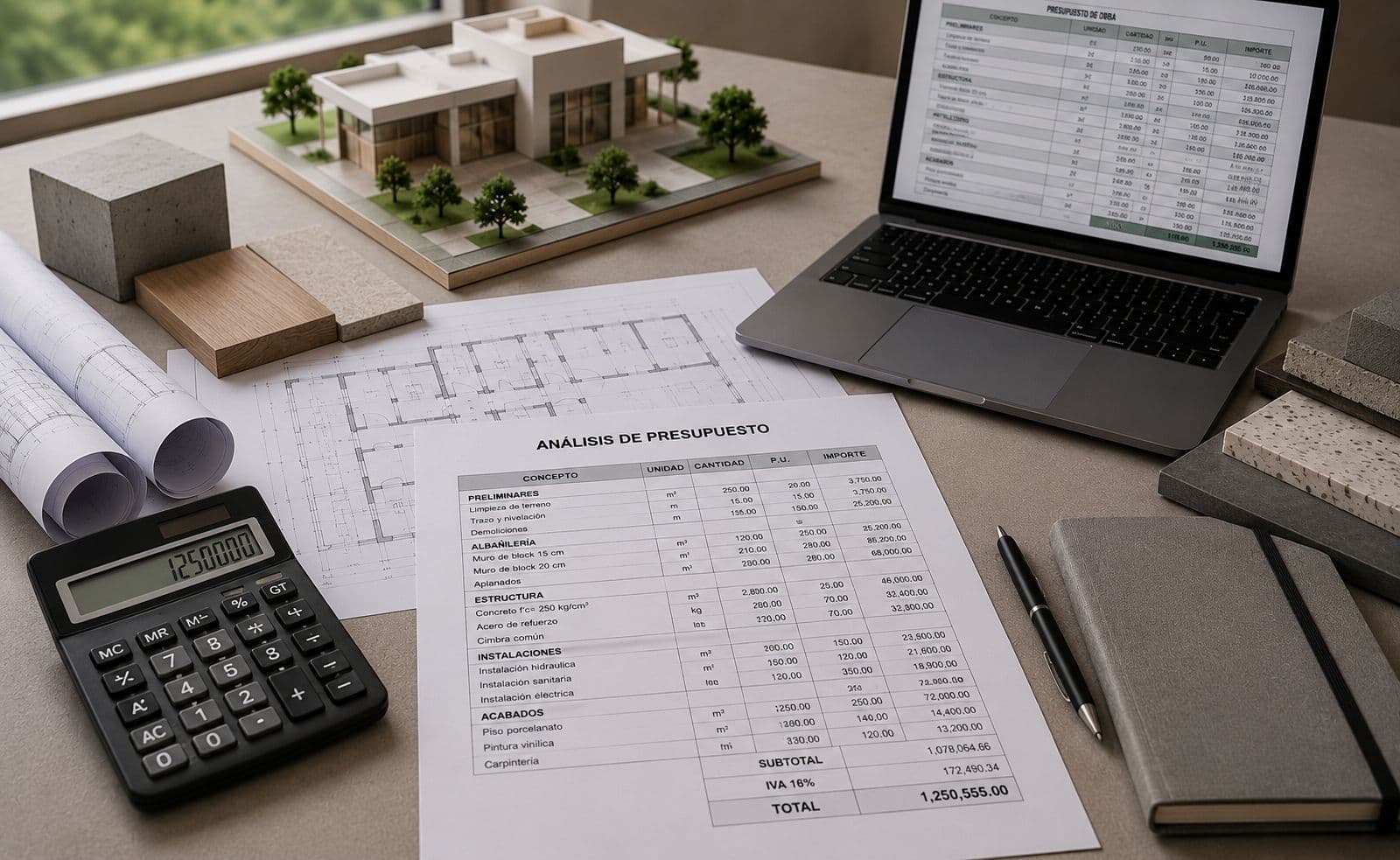 Consultoría para elaboración de presupuestos de obra realizada por ARCZA