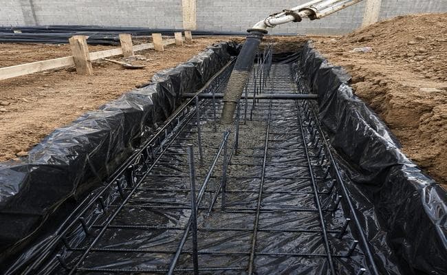 Cimentación para una obra de ARCZA